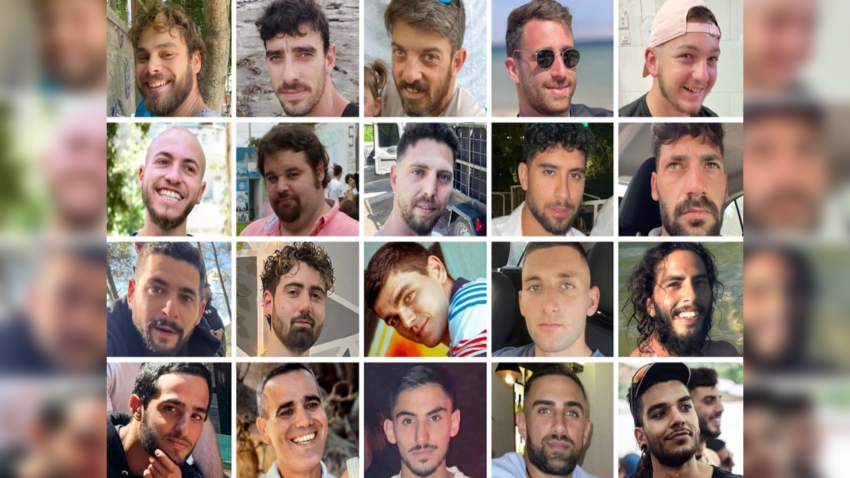 This combo of images provided by the Hostages and Missing Families Forum, shows Israeli hostages released by Hamas.