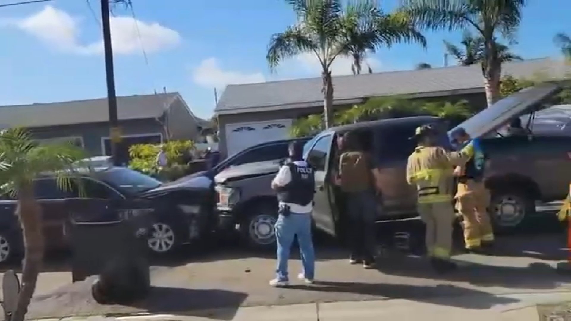 Three federal officers injured during operation in Clairemont, ICE says