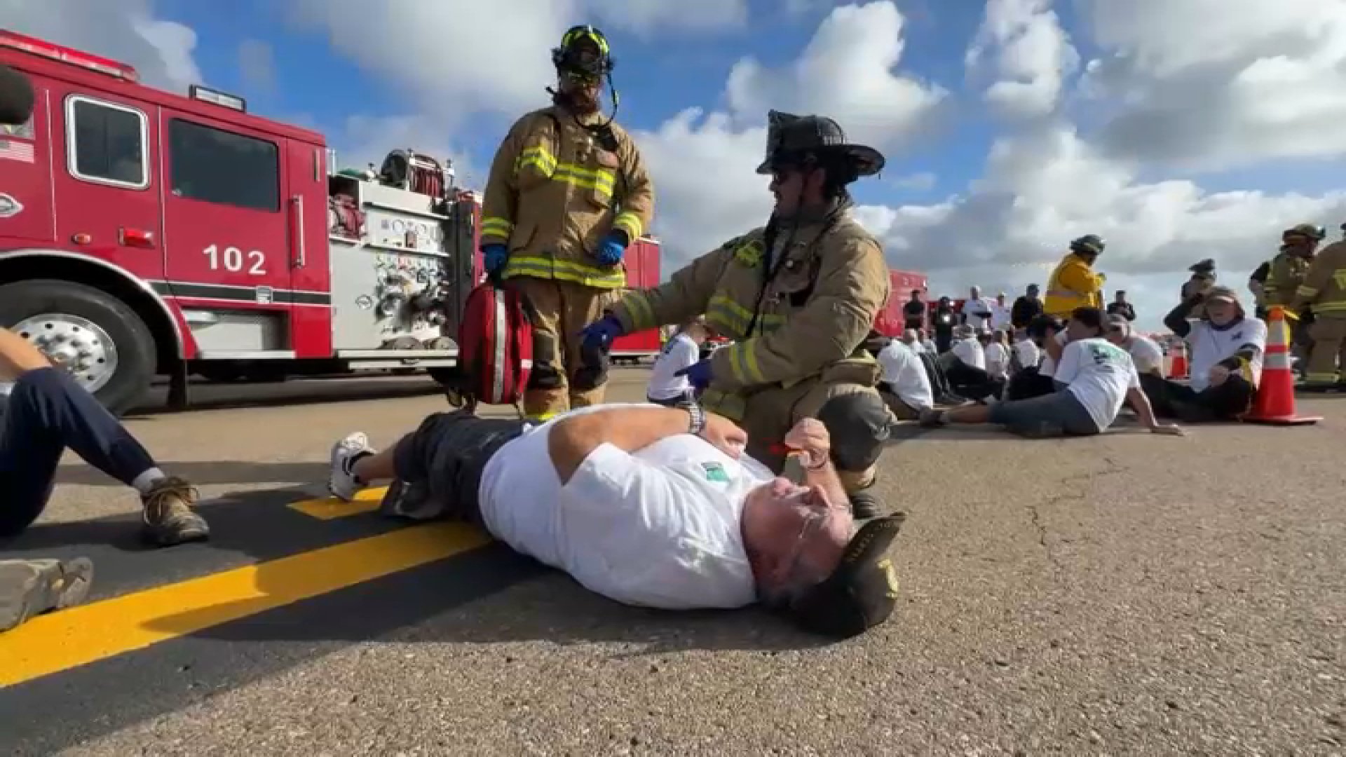 First responders recreate plane crash to train for emergencies in San Diego County