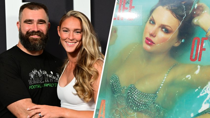 Jason and Kylie Kelce share their favorite tracks from &#8220;The Life of a Showgirl.&#8221;