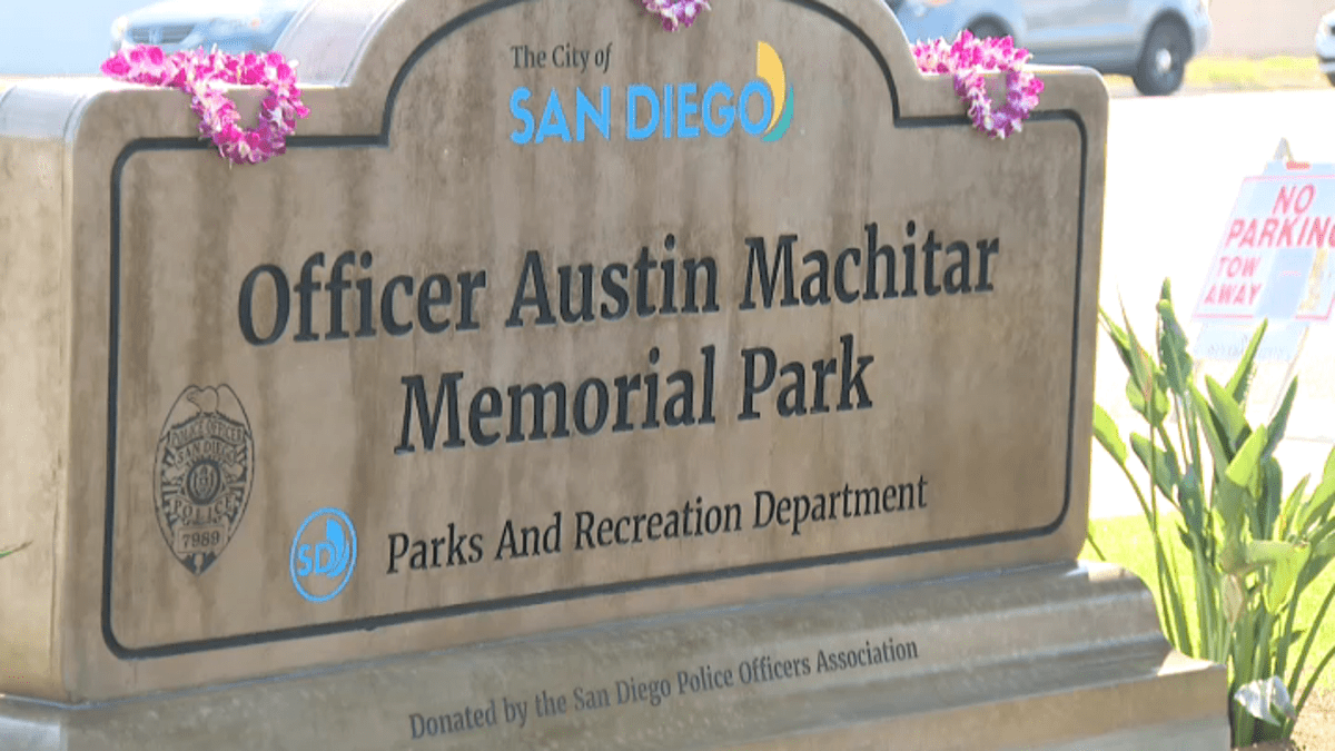 Clairemont Park renamed in honor of fallen San Diego Police Officer Austin Machitar