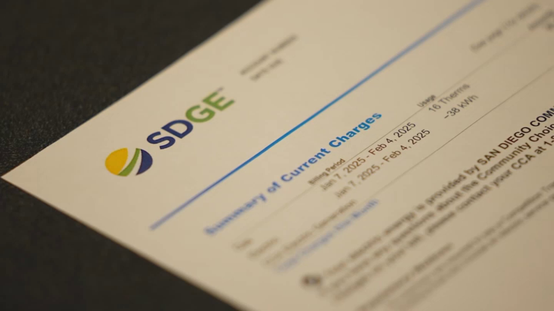 SDG&E customers are getting a credit on their energy bills this month. Here's how much