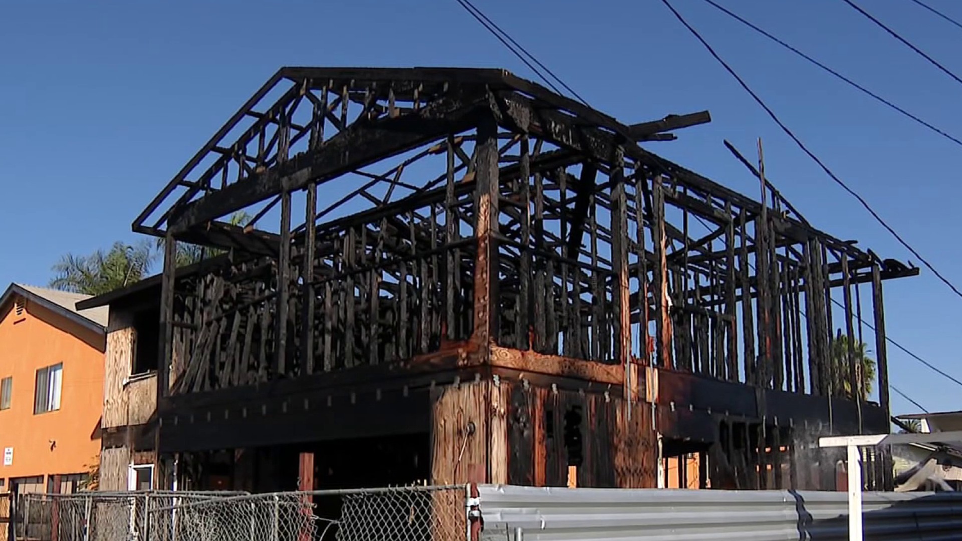 nbcsandiego.com - Crews battle fire at house under construction in City Heights: SDFD