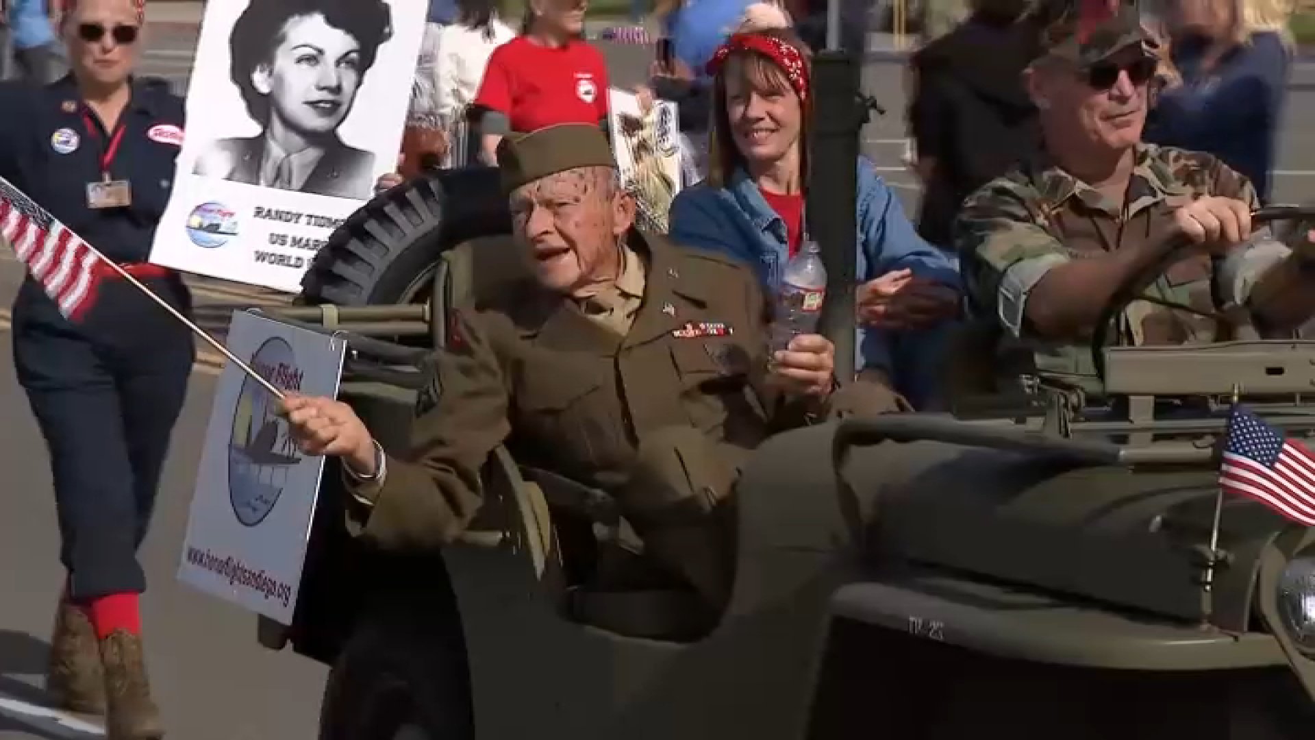 Scenes from the 2025 San Diego Veterans Day Parade on Nov. 11, 2025.