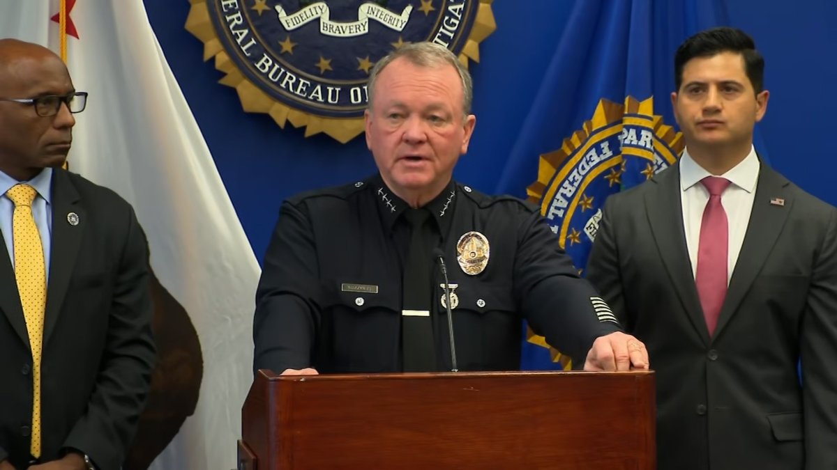 Watch LAPD Chief Jim McDonnell discuss latest in Reiner case – NBC 7 ...