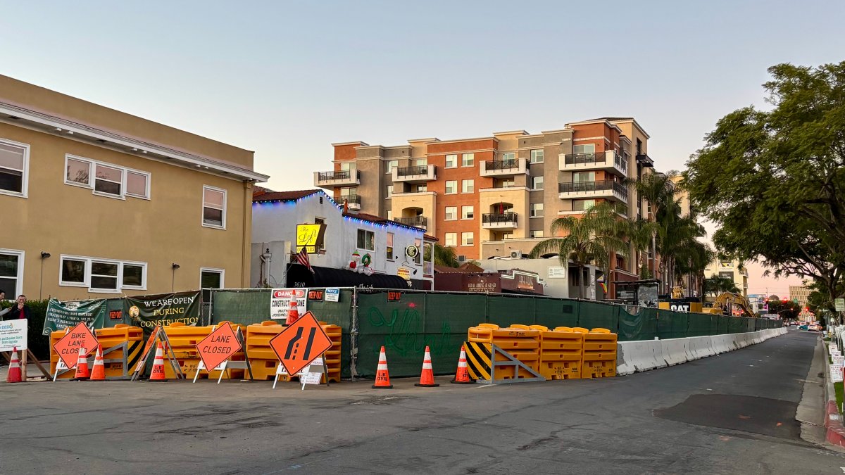 Hillcrest businesses cope with declining sales during public works project