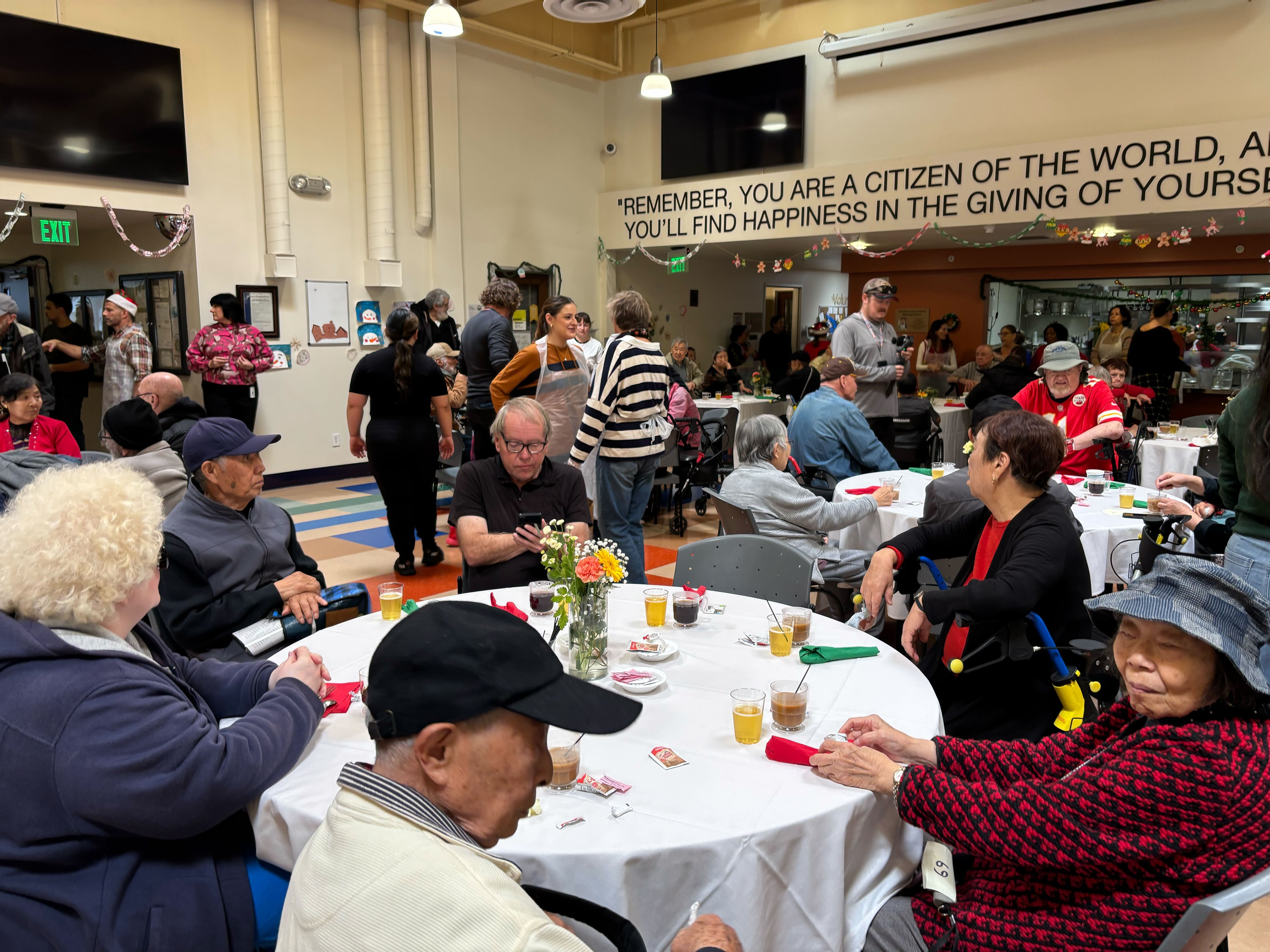 Community holiday meal creates family for seniors in Cortez Hill
