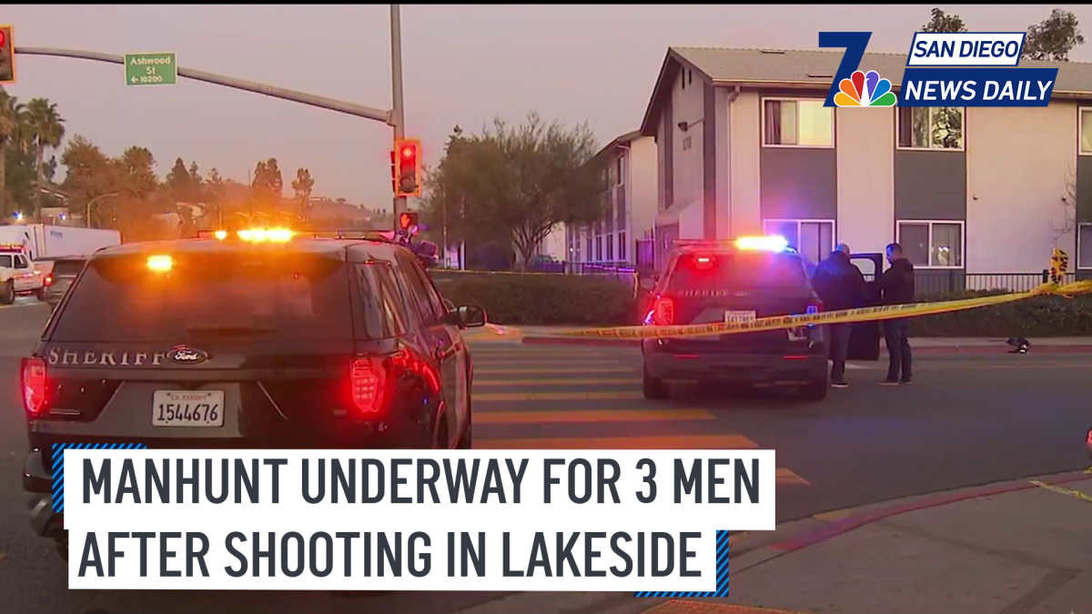 Manhunt underway for 3 men after shooting in Lakeside | San Diego News ...
