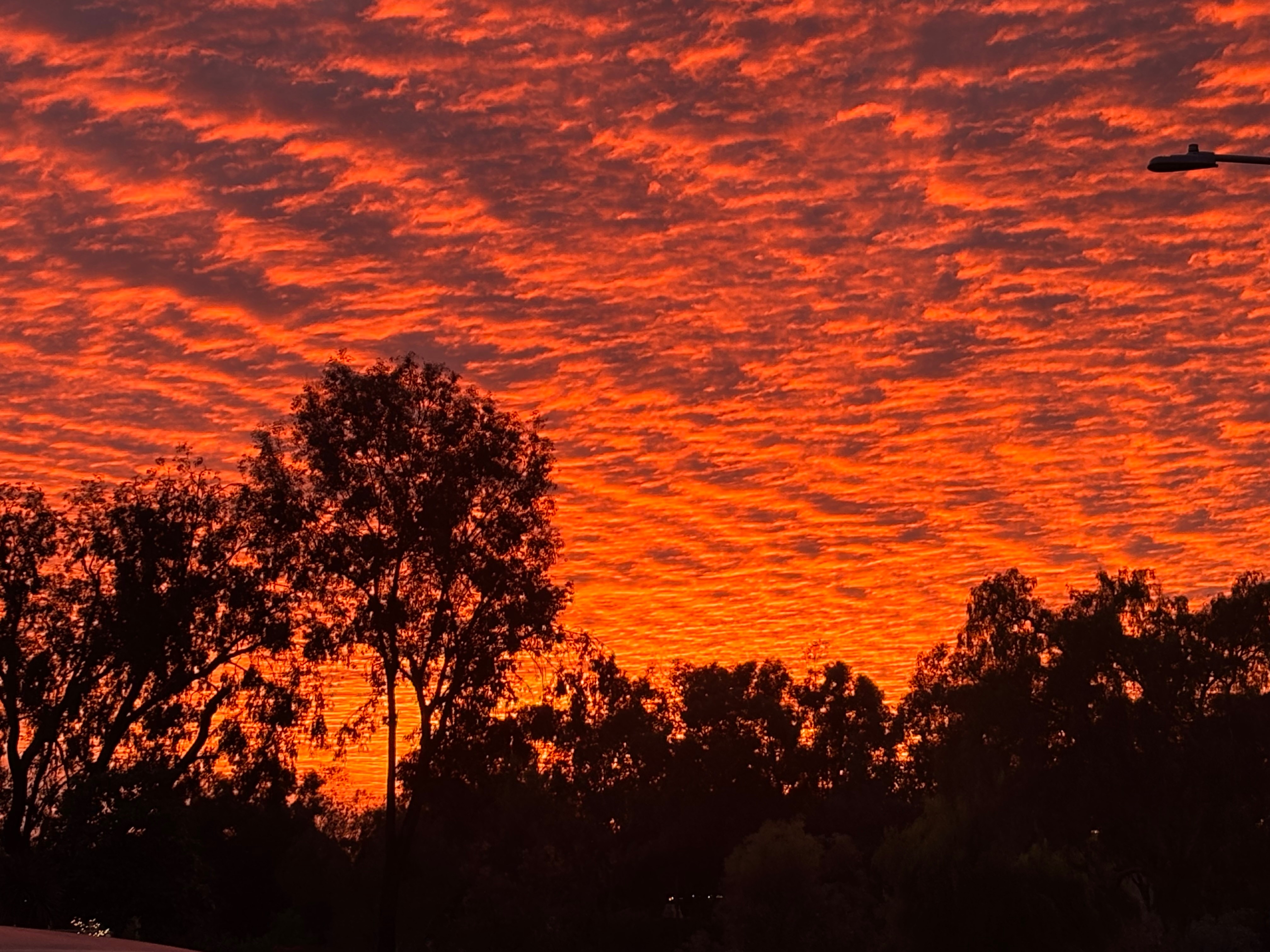 A photo of the sunset captured in San Diego County on Dec. 30, 2025.