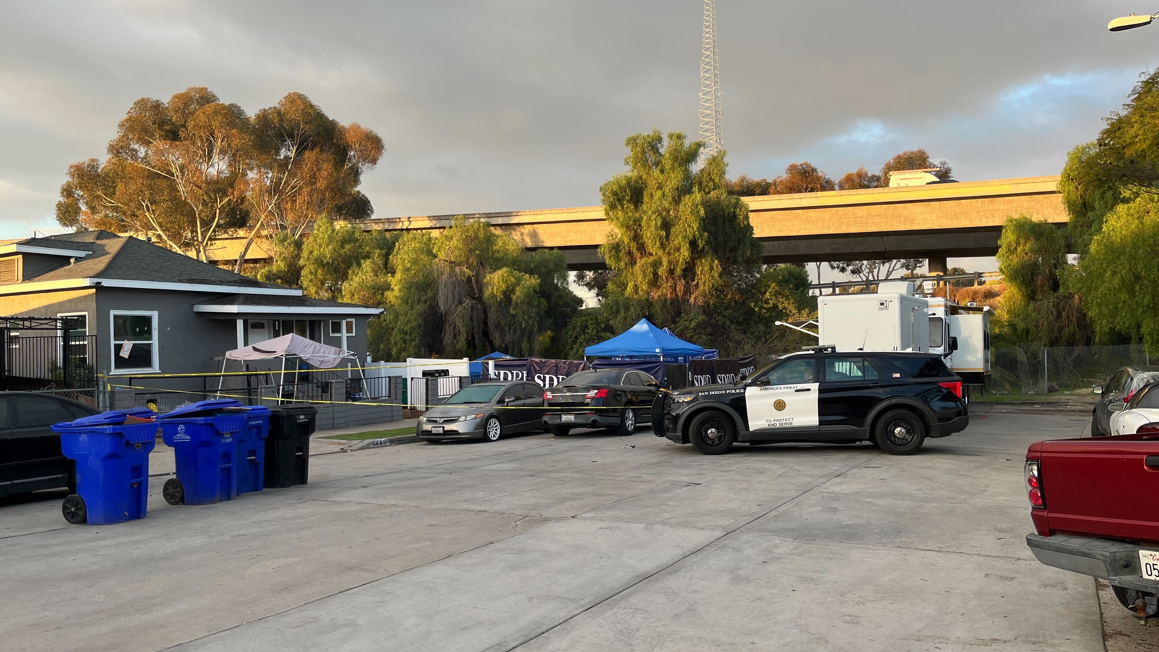 An investigation continued Dec. 3, 2025, at a home under investigation after human remains were discovered.