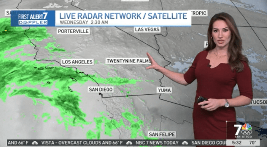 San Diego weather: Rain for the New Year