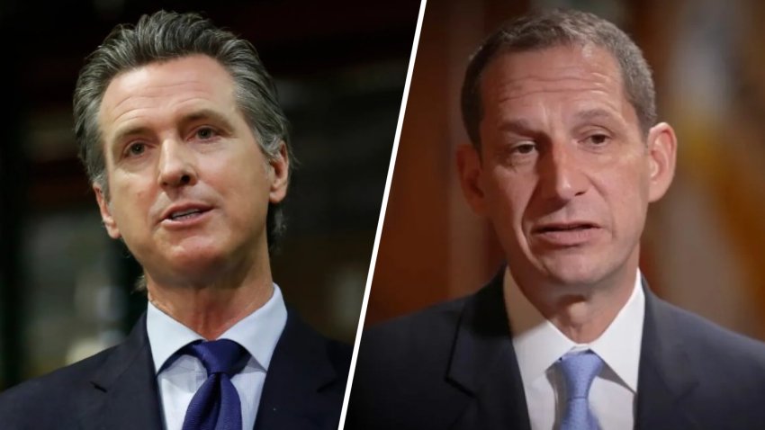 (From left) California Gov. Gavin Newsom and San Francisco Mayor Daniel Lurie.