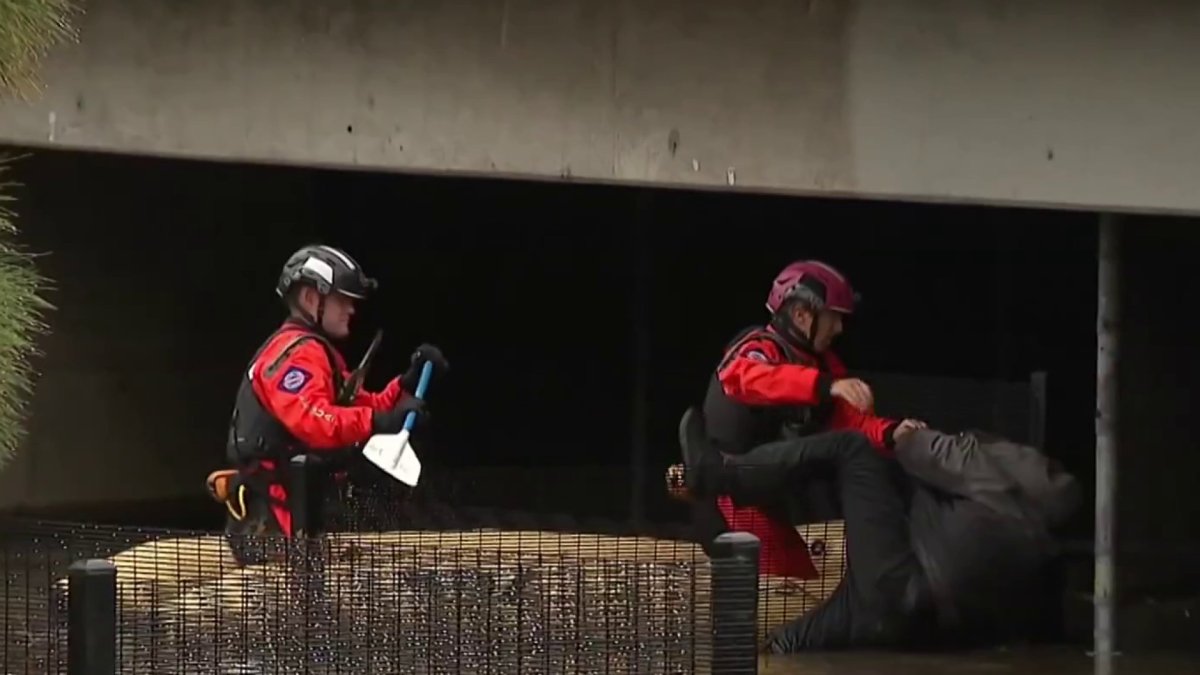 Several people rescued from rising floodwaters in Mission Valley