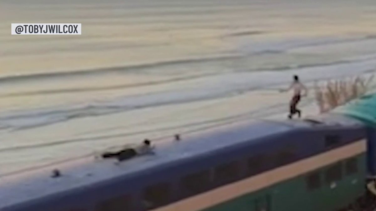 Teens arrested after video of them allegedly ‘surfing' Coaster train goes viral