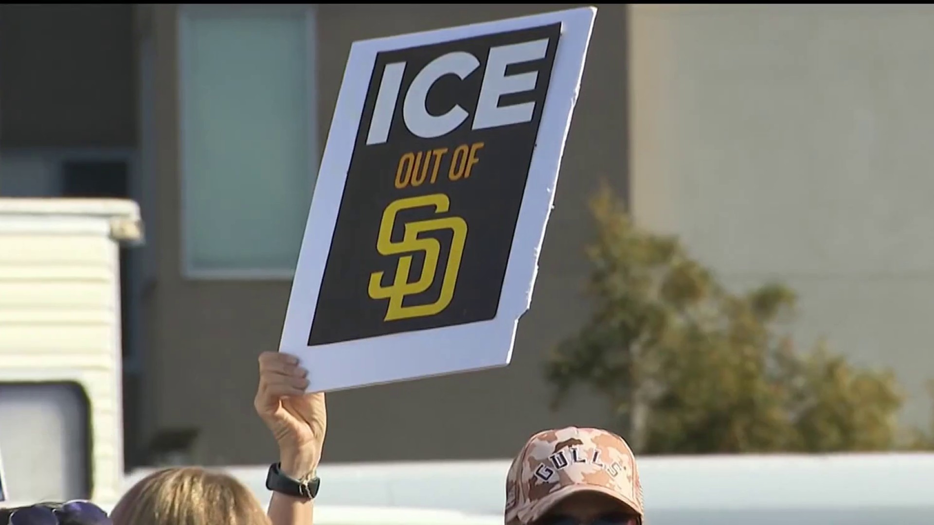 Multiple San Diego County protests target ICE and corporate ties