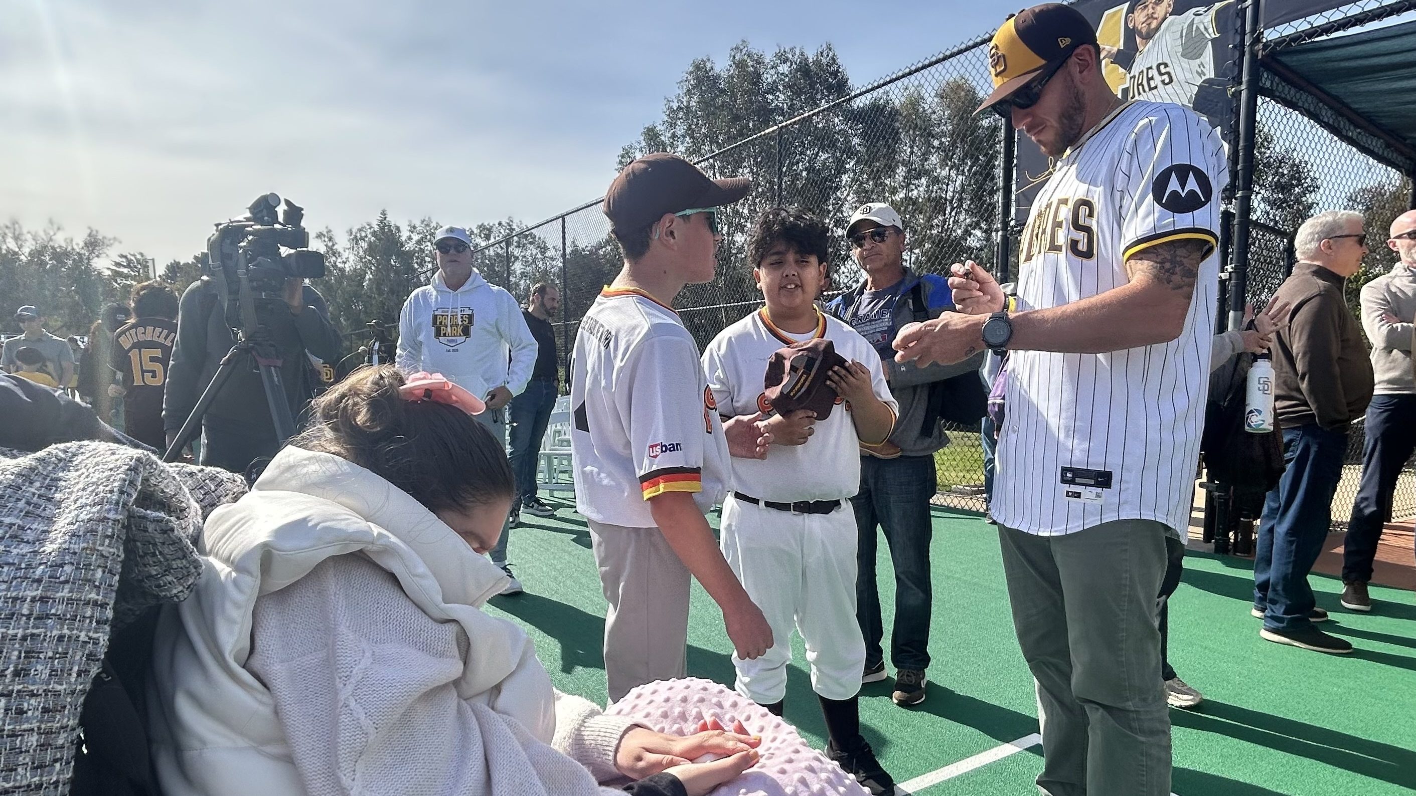 Miracle League gets newly renovated baseball field renamed Padres Park