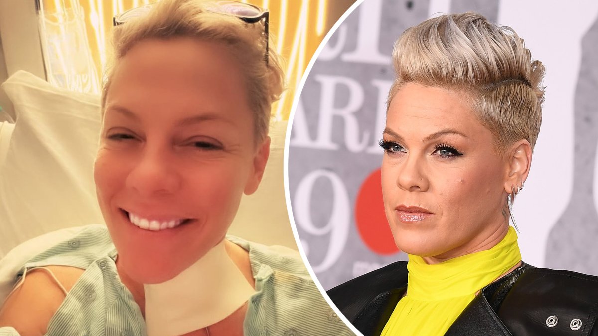 Why Pink spent New Year’s in the hospital with a neck bandage – NBC 7 ...