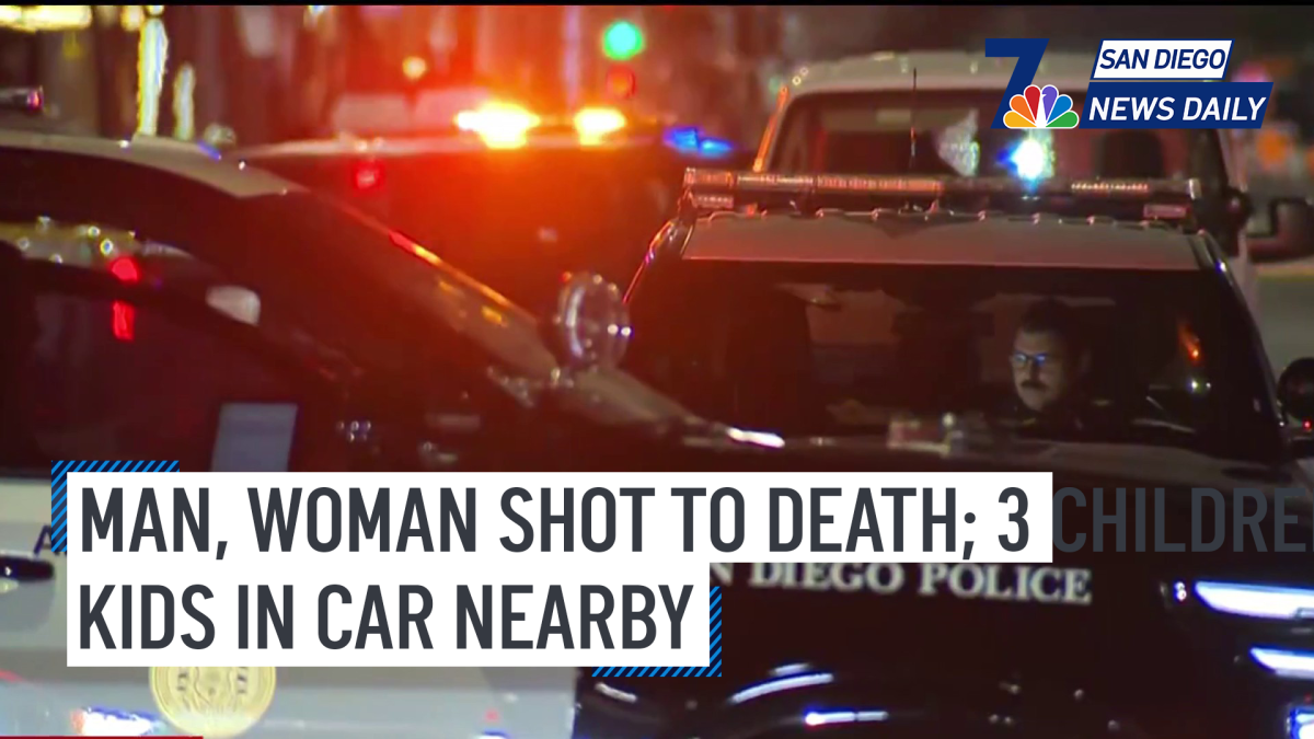Man, woman shot to death; 3 children found in car nearby | San Diego ...