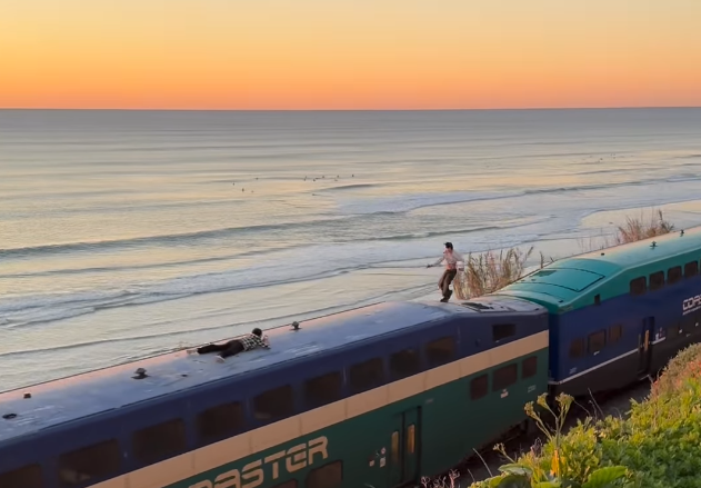 Teens arrested after video of them allegedly ‘surfing' Coaster train goes viral