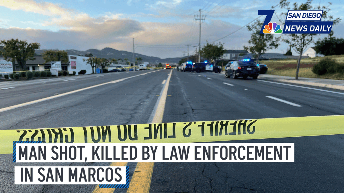 Man shot, killed by law enforcement in San Marcos| San Diego News Daily ...