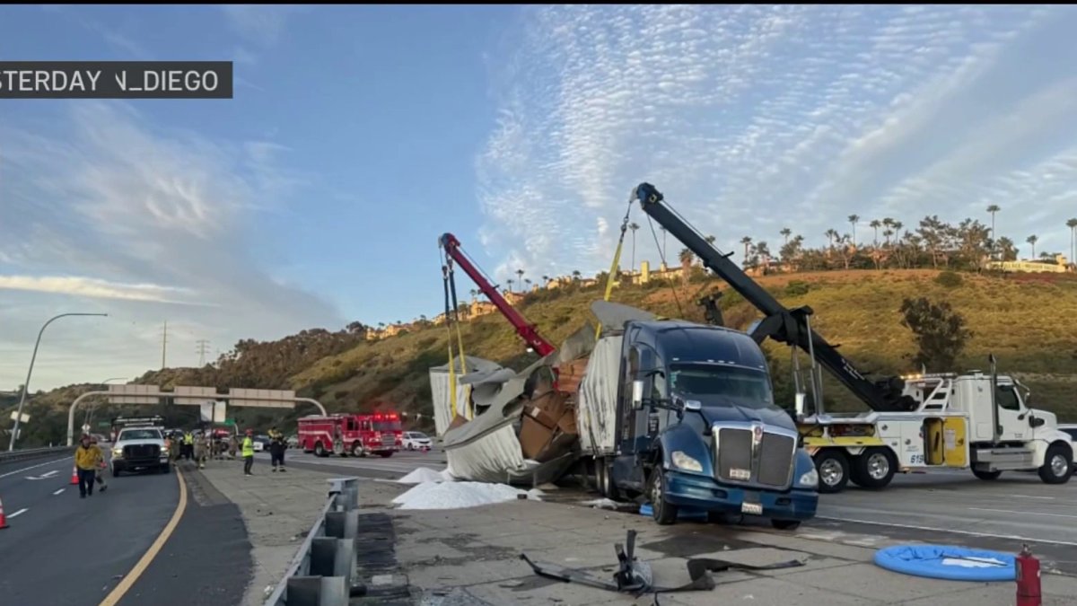 Mission Valley semi-truck crash being investigated – NBC 7 San Diego