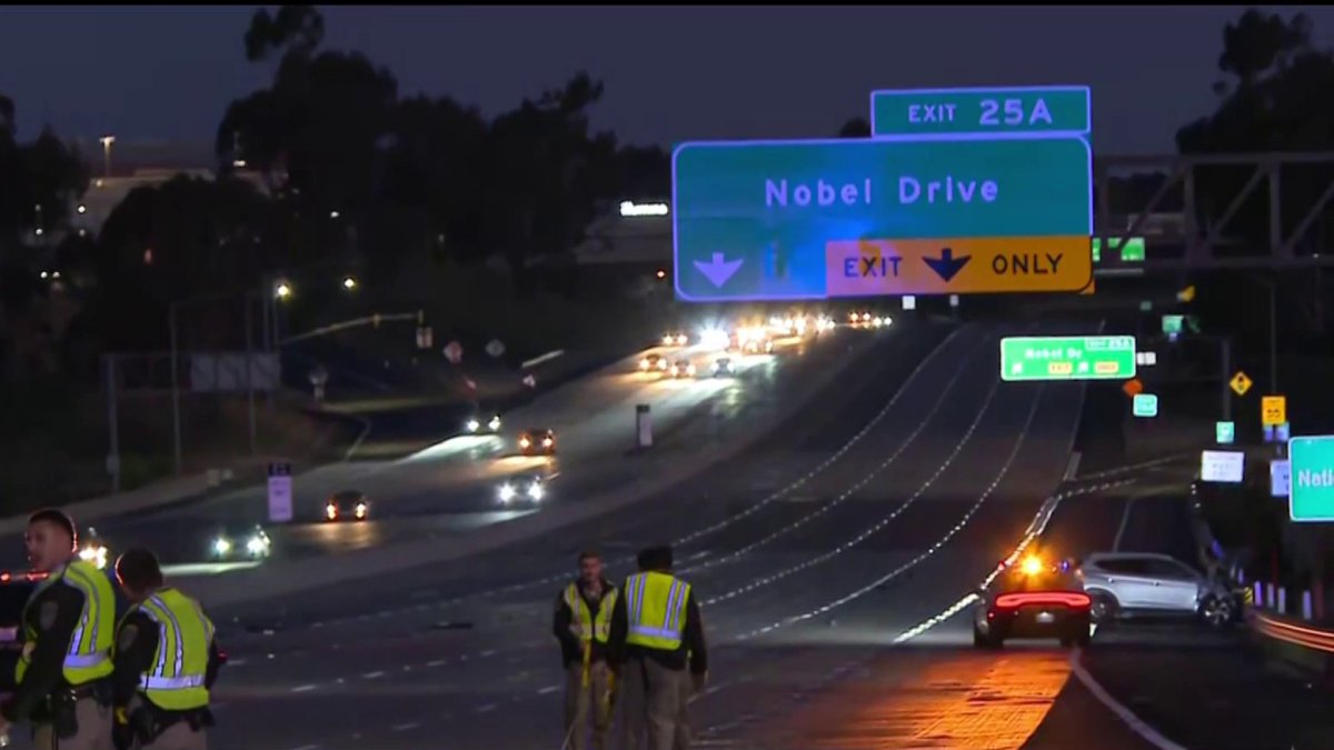 One person killed in multi-vehicle crash on 805 freeway – NBC 7 San Diego