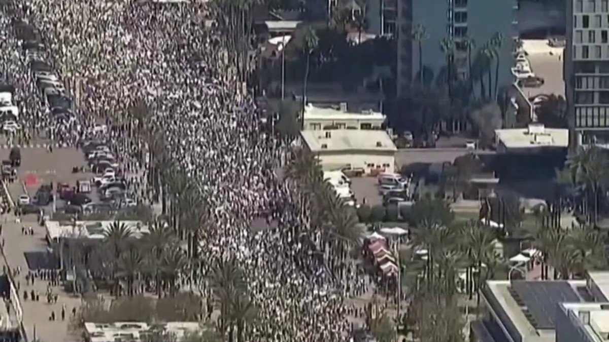 Rallies across San Diego County held to protest Trump administration ...