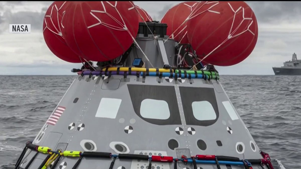 Artemis II mission scheduled to splash down off San Diego's coast next week On April 1, the Orion spacecraft will splash down in the Pacific Ocean, some 50 miles off the coast of San Diego. By Brooke Martell • • Updated 49 seconds ago