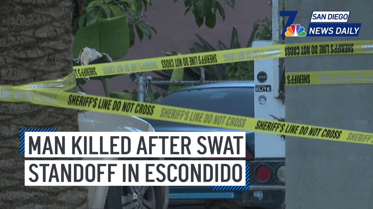 Man killed after SWAT standoff in Escondido | San Diego News Daily ...