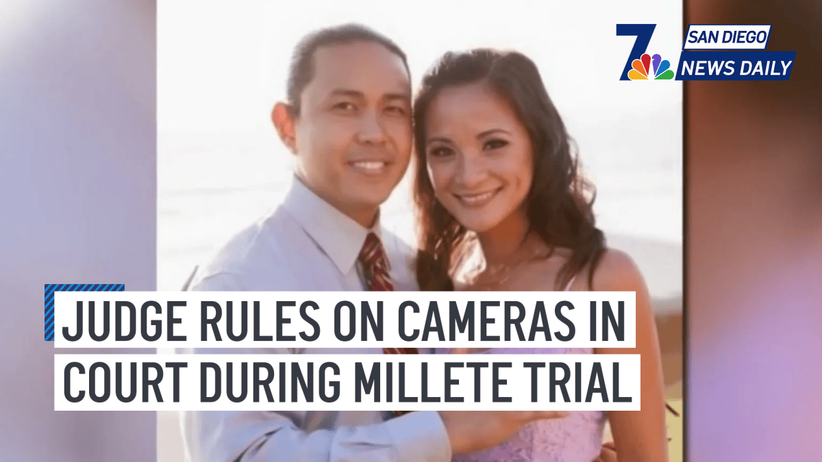 Judge rules on cameras in court during Millete trial | San Diego News ...