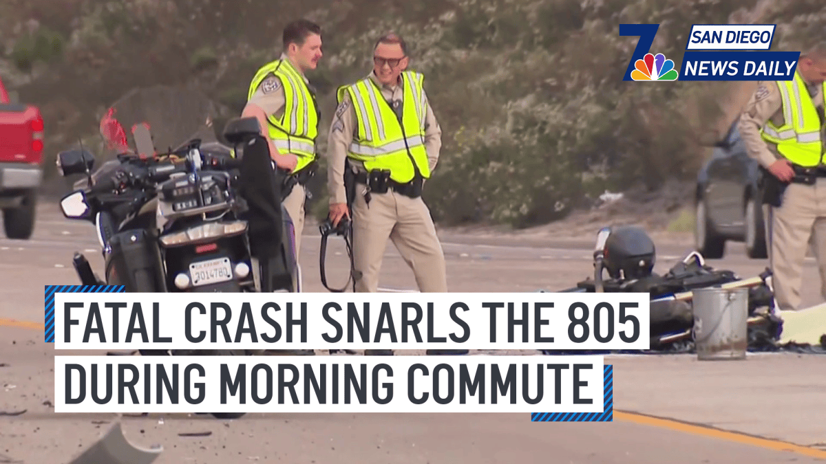 Fatal crash snarls the 805 for morning commute | San Diego News Daily ...