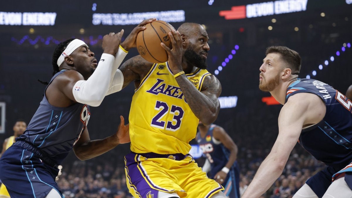 Watch highlights of the Thunder’s 125-107 Game 2 win over the Lakers ...