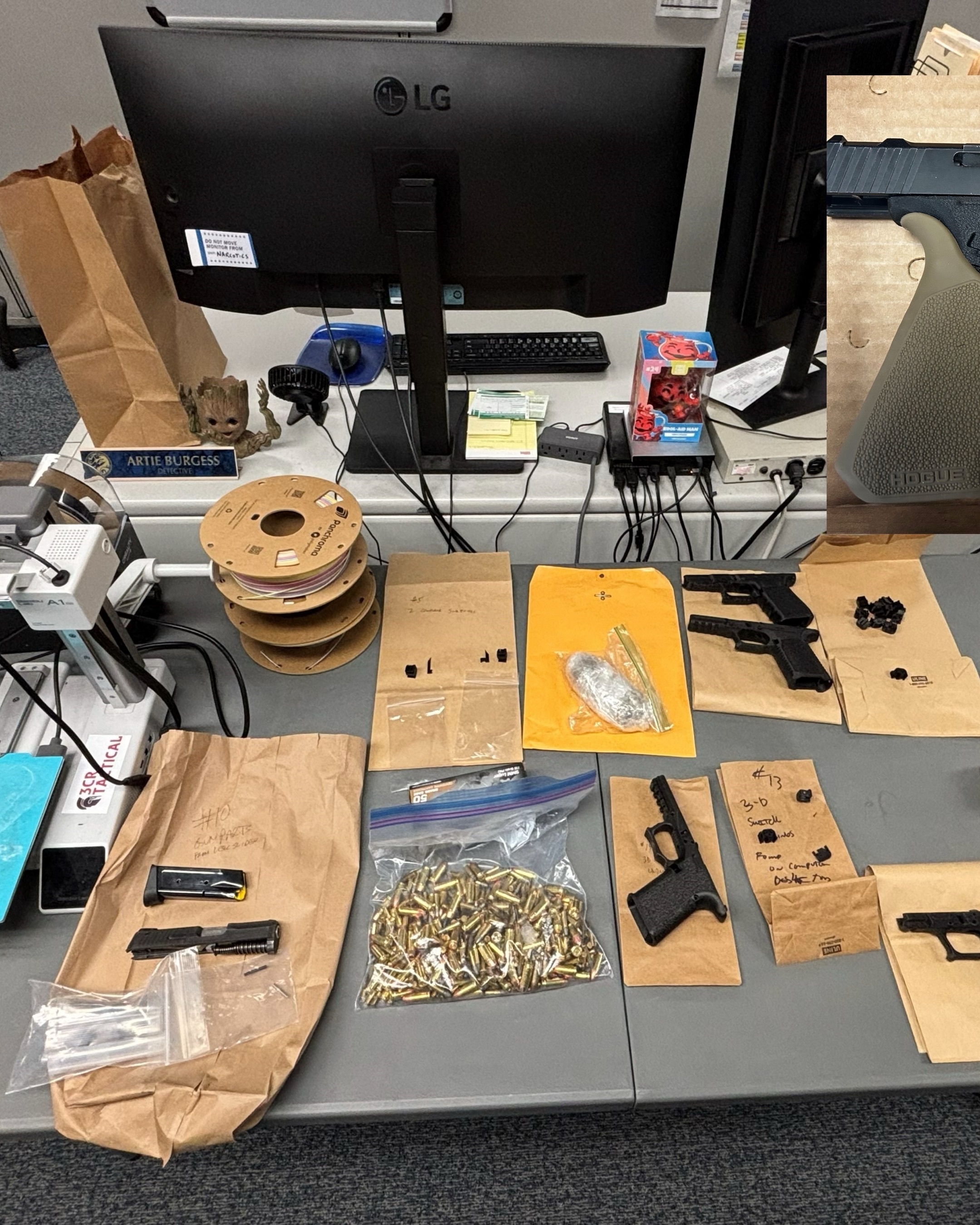 Teen accused of making ghost guns with 3-D printer, bringing them to Garfield High