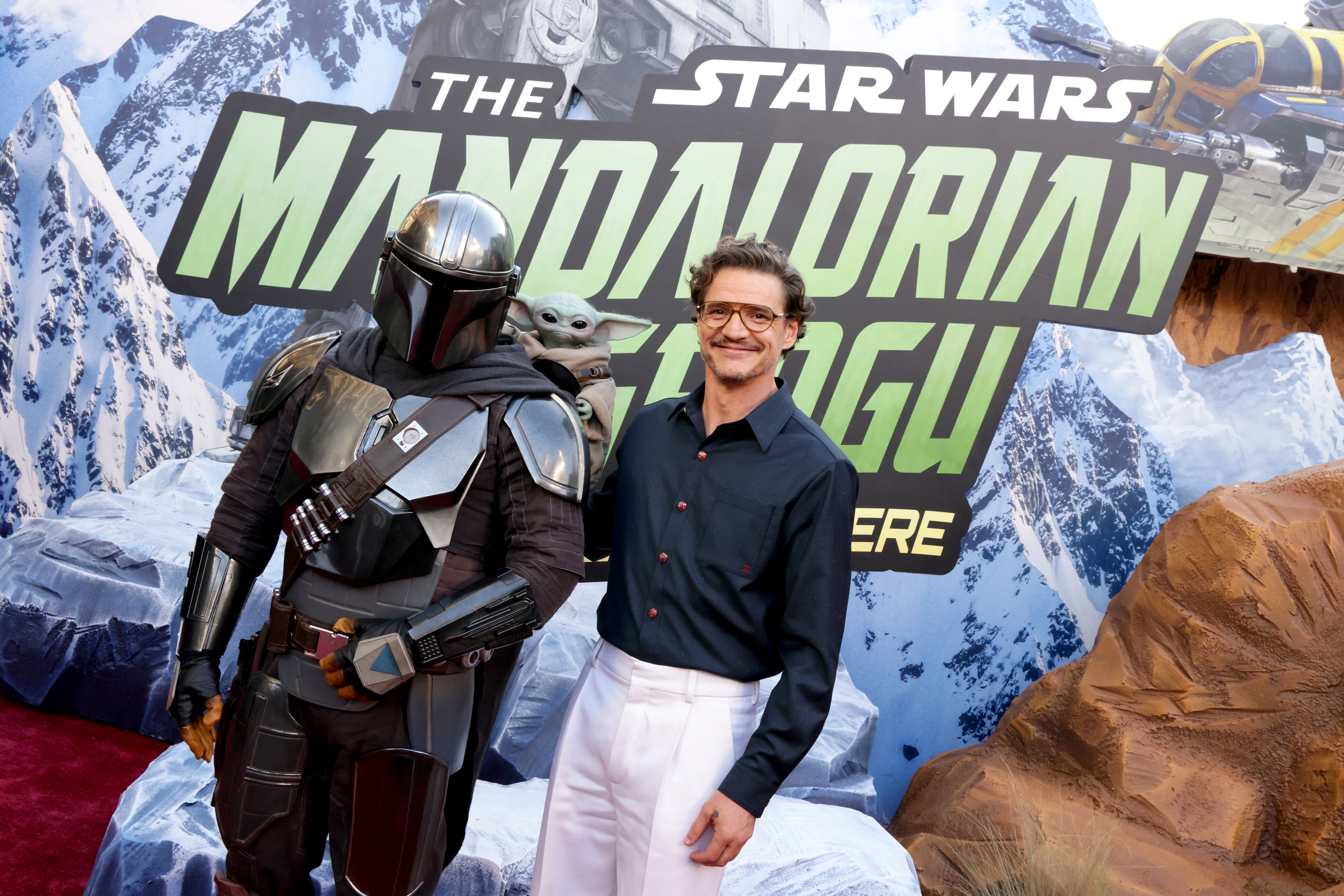 Pedro Pascal attends “The Mandalorian and Grogu” Los Angeles World Premiere in Los Angeles, California on May 14, 2026.