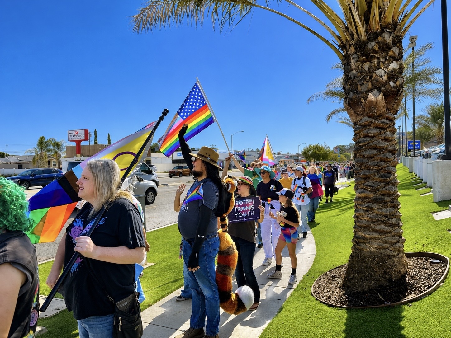 Santee Pride draws hundreds of people for  LGBTQ+ walk, faith and community