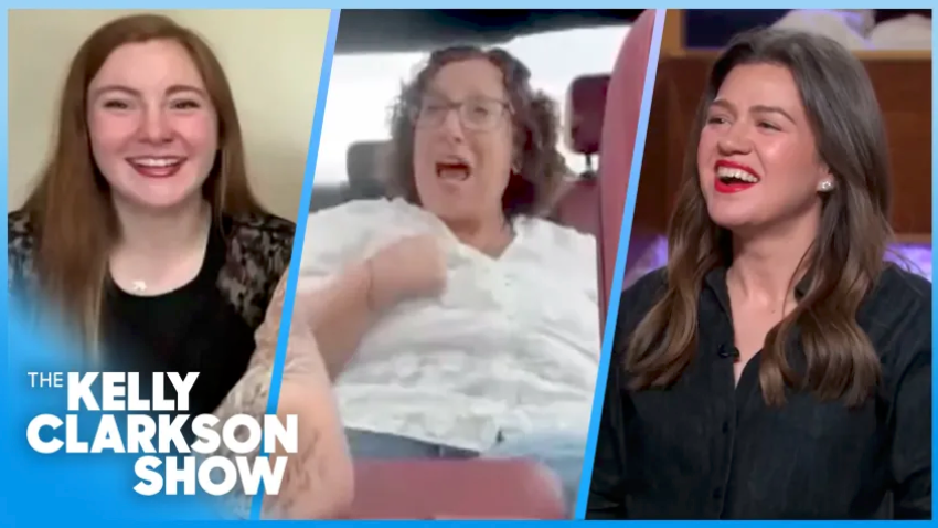 Kelly Clarkson meets viral granddaughter who bought grandma’s old house back.