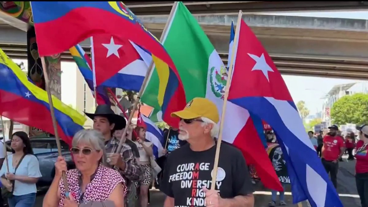 San Diegans rally, march for International Workers' Day
