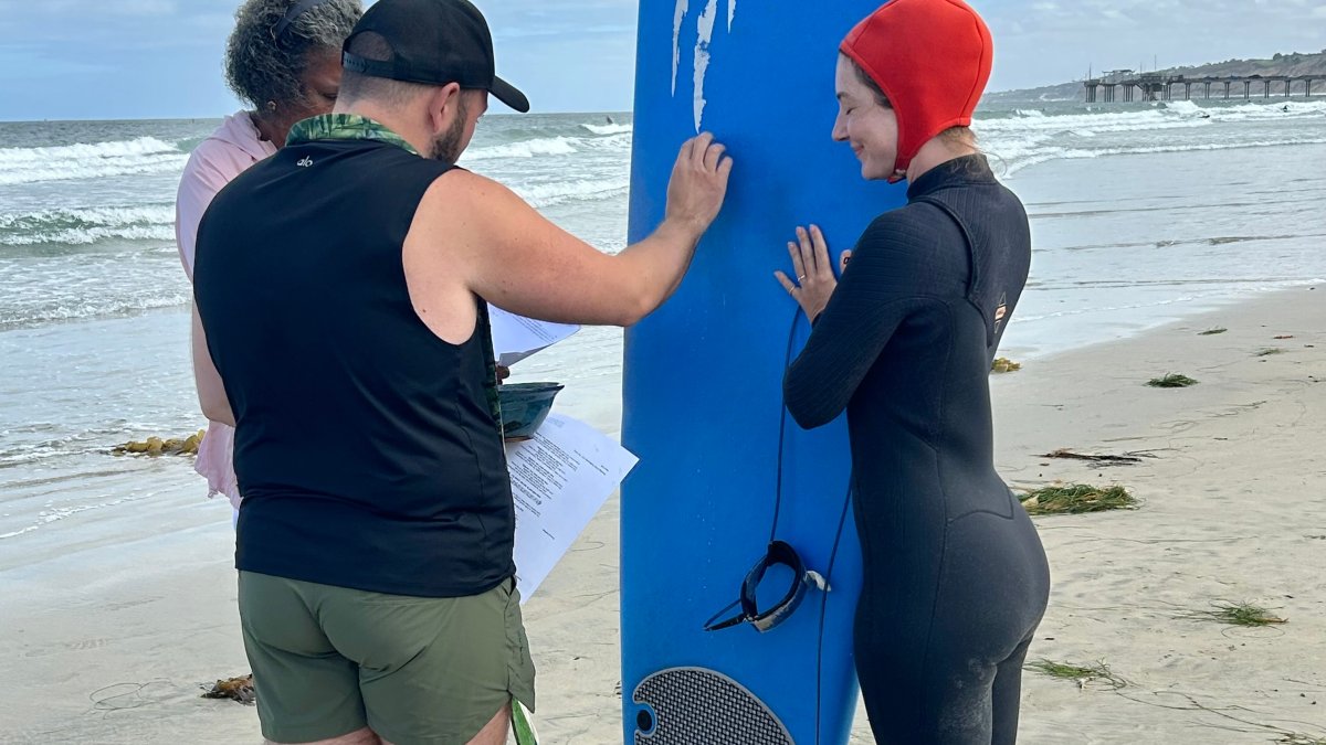 La Jolla church holds first-ever blessing of the surfboards on the beach