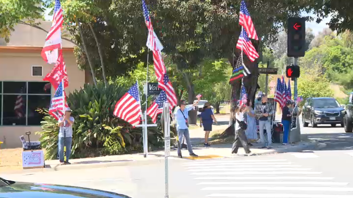 Rally for Escondido army veteran who died after attack outside Trump-themed home
