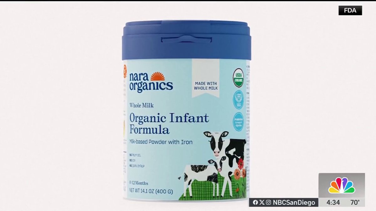San Diego County health officials warn of botulism tied to Nara baby formula