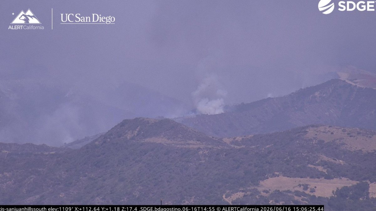 Smoke advisory in effect from north San Diego County fire – NBC 7 San Diego