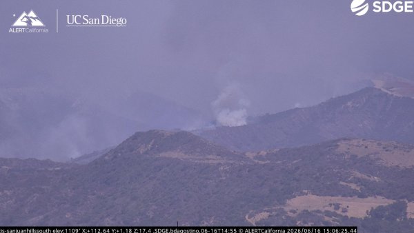 Smoke advisory in effect from north San Diego County fire – NBC 7 San Diego
