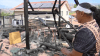 Ramona brush fire damages San Diego Country Estates backyard tiki retreat