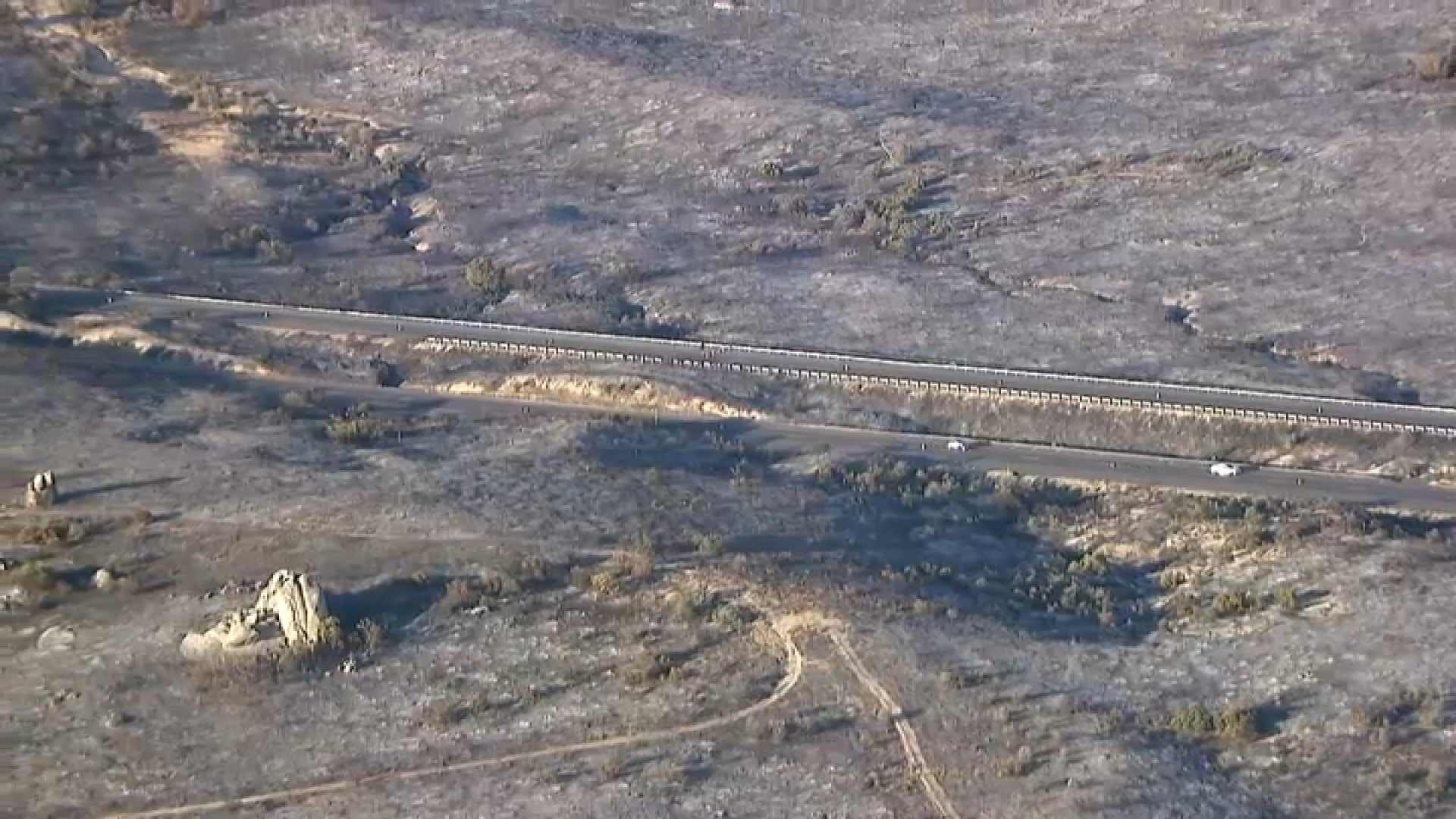 Thorn Fire Near Boulevard Reaches 75% Containment After Burning 1,234 Acres