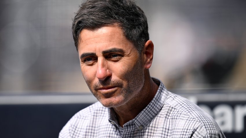 SAN DIEGO, CALIFORNIA – MARCH 30: General manager A.J. Preller of the San Diego Padres looks on before the game against the San Francisco Giants at Petco Park on March 30, 2026 in San Diego, California. (Photo by Orlando Ramirez/Getty Images)