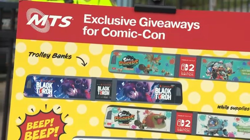 MTS promotes its Comic-Con giveaways on July 20, 2026.