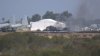 Fighter jet crash sparks small fire at MCAS Miramar