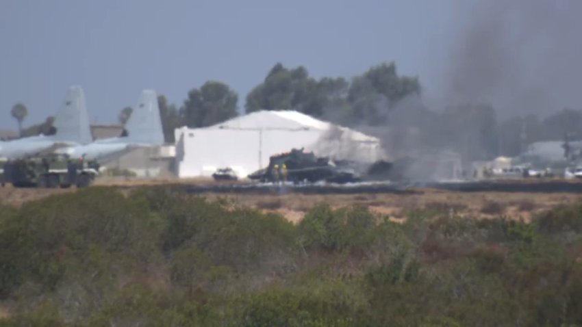Plane crashes at MCAS Miramar on July 31, 2026.
