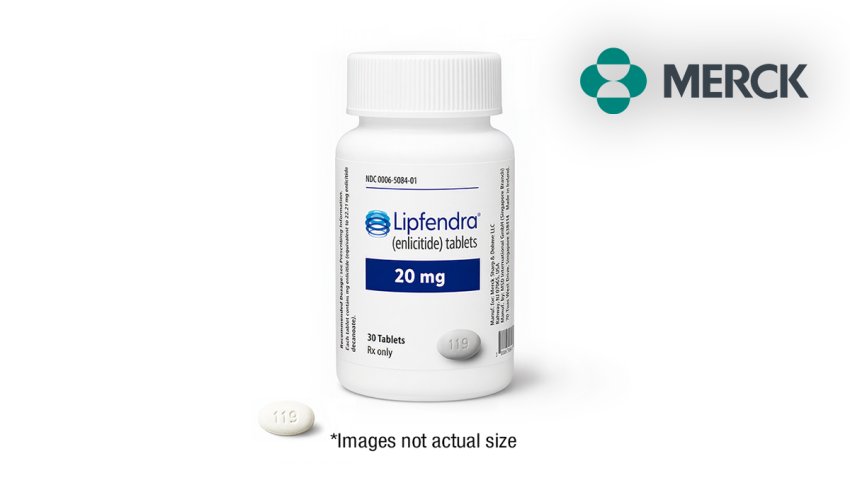 A once-a-day pill of Lipfendra reduced levels of LDL or low-density lipoproteins, the dangerous cholesterol that can lead to plaque build up in your arteries, by up to 60% in clinical trials, according to Merck.
