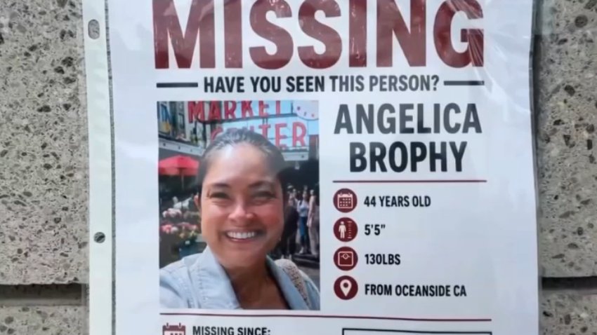 A missing persons poster for Angelica Brophy, who was last seen July 6, 2026.
